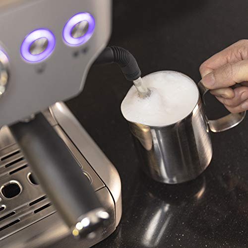 Cecotec Cafetera Cumbia Power Espresso 20 Barista Aromax. Potencia 2900 W, 2 Sistemas de Calentamiento, Bomba de presión de 20 Bares,manómetro, portafiltros con Doble Salida y 2 filtros