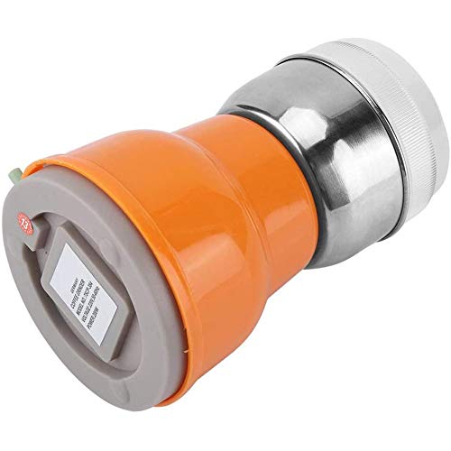 Cestbon Molinillo de café, cafetera eléctrica Molinillo de Cereales domésticos Tuercas sabrosas Especias molienda 220V,Naranja