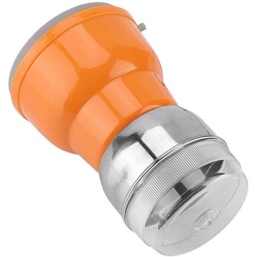 Cestbon Molinillo de café, cafetera eléctrica Molinillo de Cereales domésticos Tuercas sabrosas Especias molienda 220V,Naranja