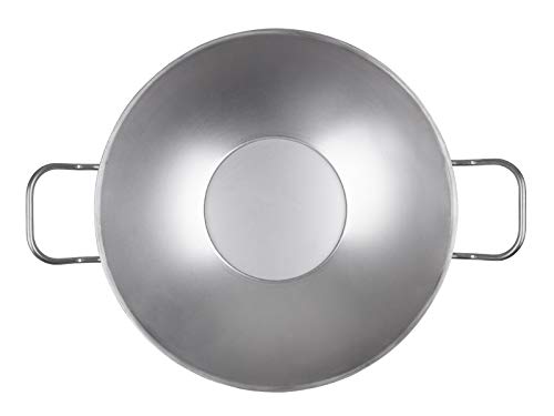 chg SET 349-66 Wok de hierro protegido con base plana Made in Germany