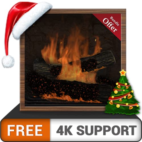 chimenea decente de alta definición gratis: disfrute de las vacaciones navideñas frescas en invierno en su televisor HDR 4K, TV 8K y dispositivos de fuego como fondo de pantalla, decoración para las v