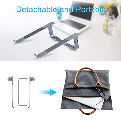 CHOETECH Soporte Portátil Laptop Stand Plegable Soporte para Portátil, PC, Ordenador, Notebook, Apple Macbook Pro,Apple Macbook Air, Chromebook, HP, DELL y Otro Laptop (9-17 Inch)