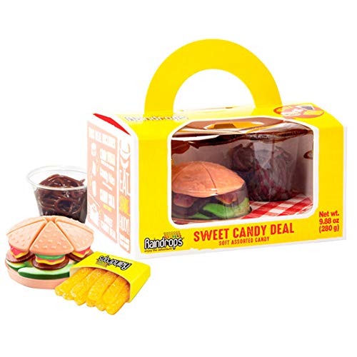 CHUPA CHUPS sweet candy meal caja hamburguesa con patatas y cola de gominola