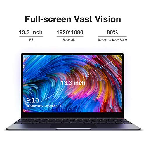 CHUWI AeroBook Pro Laptop Ordenador portatil Ultrabook 13.3 Pulgadas Win 10 Intel Core M3-8100Y LPDDR3 8GB RAM 256GB SSD 1920*1080 IPS M.2 HD-Video Port 2.4G/5G WiFi