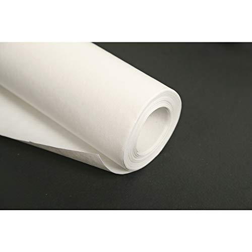 Clairefontaine Kraft Rolle 395701-Rollo de papel de estraza 1 m x 10 m, 599 g, color blanco