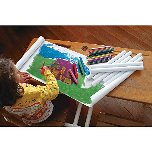 Clairefontaine Kraft Rolle 395701-Rollo de papel de estraza 1 m x 10 m, 599 g, color blanco