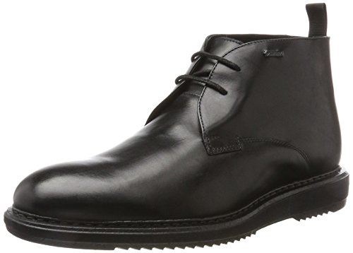 Clarks Kenleymid GTX, Cargadores clásicos para Hombre, Negro (Black Leather), 44 EU