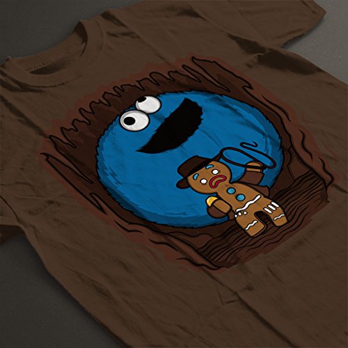 Cloud City 7 Indiana Jones Cookie Monster Gingerbread Man Mix Men's T-Shirt