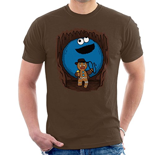 Cloud City 7 Indiana Jones Cookie Monster Gingerbread Man Mix Men's T-Shirt