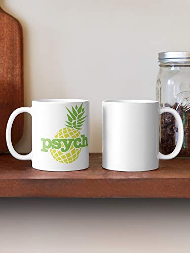 ClownZii TV James Hill Spencer Show Guster Gus Roday and Psych Shawn Burton Dule Taza de café con Leche 11 oz