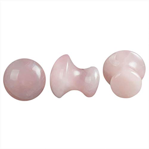 Coil.c 2pcs Piedras para Masaje, Facial Masaje Piedra Masajeador Anti Aging Belleza Natural Dispositivo Herramienta Piedras Masaje, Eliminar Arrugas Faciales Y del Cuello