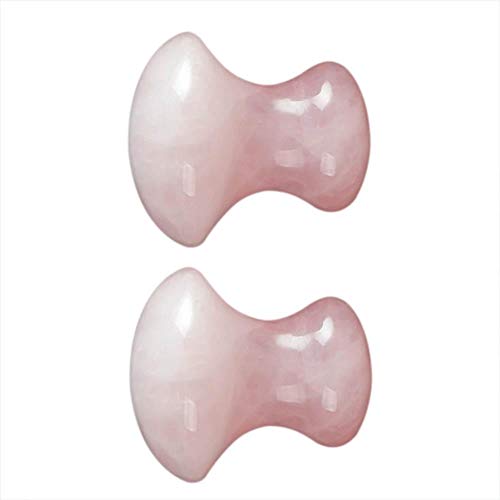 Coil.c 2pcs Piedras para Masaje, Facial Masaje Piedra Masajeador Anti Aging Belleza Natural Dispositivo Herramienta Piedras Masaje, Eliminar Arrugas Faciales Y del Cuello