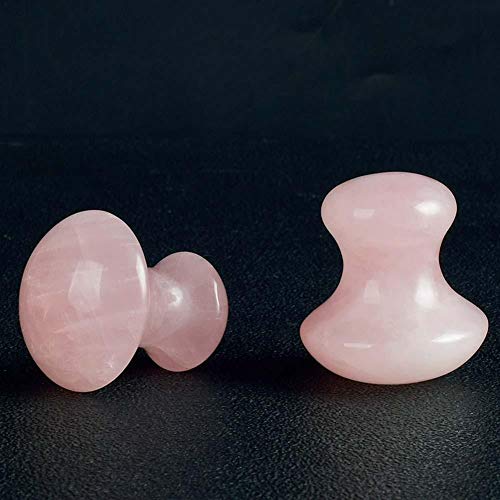 Coil.c 2pcs Piedras para Masaje, Facial Masaje Piedra Masajeador Anti Aging Belleza Natural Dispositivo Herramienta Piedras Masaje, Eliminar Arrugas Faciales Y del Cuello