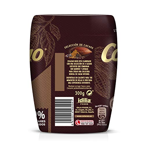 ColaCao Noir: Intenso sabor y 0% azúcares añadidos - 300g