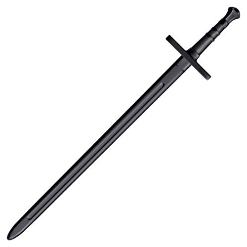 Cold Steel Espada de Entrenamiento 92BKHNH Hand and a Half Training Sword con Hoja de Goma (Polipropileno) de 86,4 cm