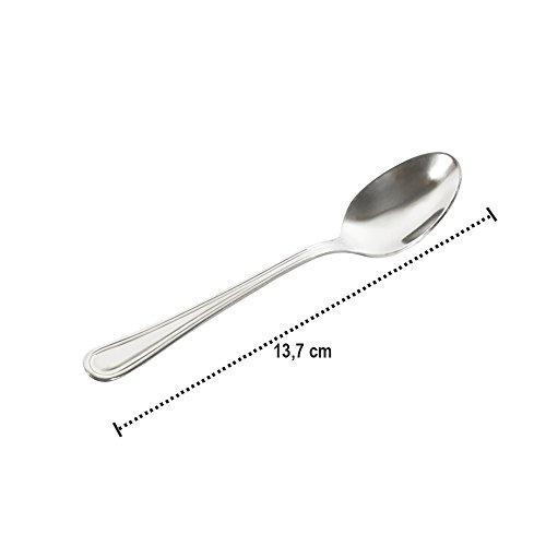 COM-FOUR® juego de cubiertos de 60 piezas de acero inoxidable con tenedor, cuchillo de mesa, cuchara, tenedor para pastel y cucharadita - cubiertos para 12 personas