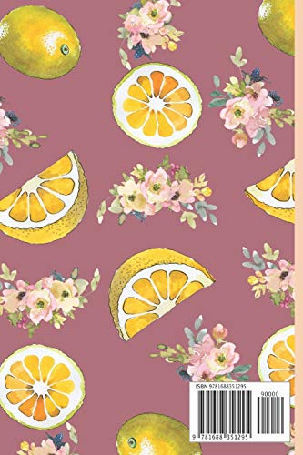 Composition Notebook: Turkish Rose Lemon gifts for women,men,kids,and teens: cute & elegant  college ruled lined paper to write in