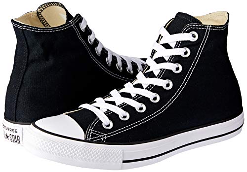 Converse Chuck Taylor All Star Hi, Zapatillas Altas Unisex adulto, Negro (Black/White), 36 EU