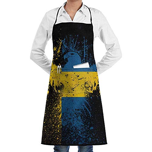 Cooking Apron Bandera Jamaicana Mujeres Adultas Elaboración Duradera Cómodo Cocinar Restaurante Hornear Delantal De Cocina Delantal con Babero Delantal De Chef Delantal De Cocina Delantales De C