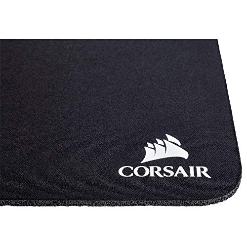 Corsair MM100 Alfombrilla de ratón para juego, superficie paño, tela, Tamaño Medio, Negro