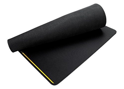 Corsair MM200 Alfombrilla de ratón para juego, superficie paño, tela, Tamaño Extendido, Negro