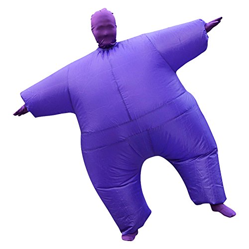 CosheartEU Para mayores de traje de Color Chub hinchable Blow Up de cuerpo entero para disfraz infantil de 5 colores incluye el mono