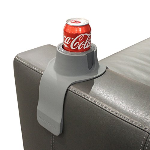 CouchCoaster - el posavasos definitivo de bebidas para su sofá, Gris acero