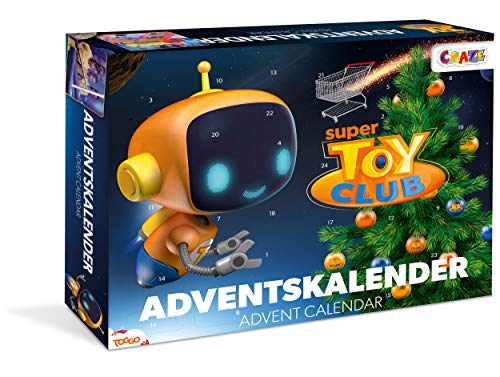 CRAZE Premium Adviento Toy Club 2019 Calendario de Juguetes para niños para Navidad 20289, coloré