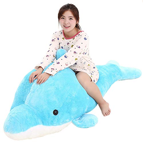 Creativa Almohadilla Del Juguete, Juguetes De Peluche Relleno Suave Estrellas Coloridas Regalo Almohada Para Los Niños Niñera En Decorativo Almohadas Dolphin,1