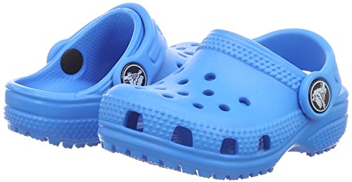 Crocs Classic Clog Kids Roomy fit Zuecos Unisex niños, Azul (Ocean), 28/29 EU