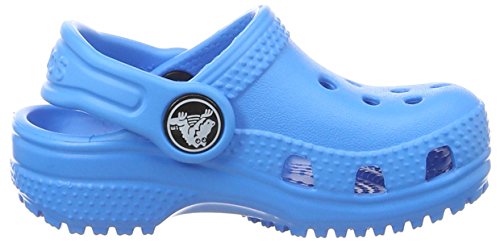 Crocs Classic Clog Kids Roomy fit Zuecos Unisex niños, Azul (Ocean), 28/29 EU