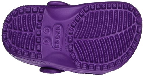 Crocs Classic Clog Kids Roomy fit Zuecos Unisex niños, Morado (Amethyst), 34/35 EU