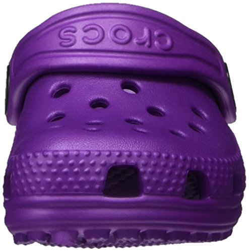 Crocs Classic Clog Kids Roomy fit Zuecos Unisex niños, Morado (Amethyst), 34/35 EU