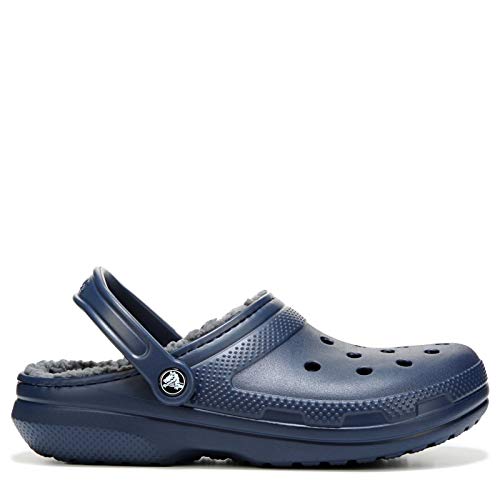 Crocs Classic Lined Clog, Zuecos Unisex Adulto, Azul (Navy/Charcoal), 48/49 EU