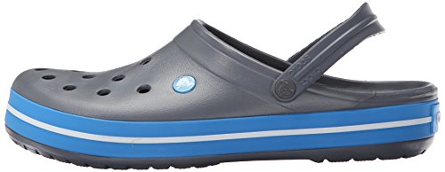 Crocs Crocband U, Zuecos Unisex Adulto, Gris (Charcoal-Ocean), 41-42 EU