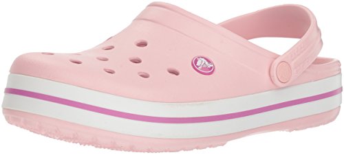 Crocs Crocband, Zuecos Unisex Adulto, Pearl Pink/Wild Orchid, 39/40 EU