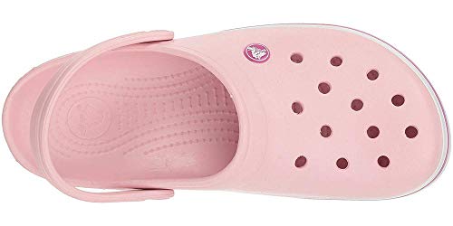 Crocs Crocband, Zuecos Unisex Adulto, Pearl Pink/Wild Orchid, 39/40 EU