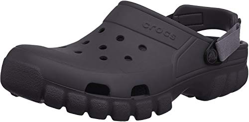 Crocs Offroad Sport - Zuecos de sintético para hombre, Nero (Black/Graphite), 43-44