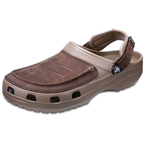 Crocs Yukon Vista Clog M, Zuecos para Hombre, Marrón (Espresso/Khaki 22y), 39/40 EU