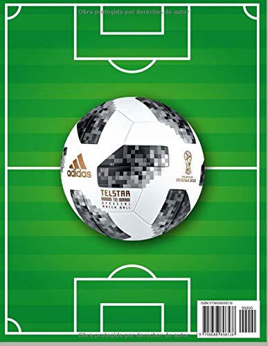 Cuaderno de entrenamiento de FÚTBOL: cuaderno de entrenamiento de fútbol de 150 páginas con diagramas de campo para dibujar jugadas, crear ejercicios y exploración