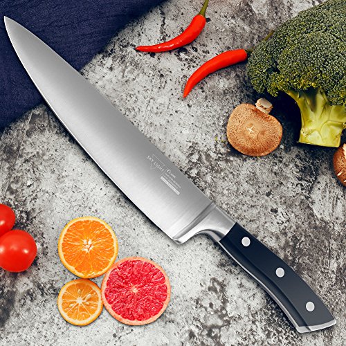 Cuchillos de Cocina Cuchillo Profesional de Cocinero 20cm, Skylight Cuchillos Chef Acero Inoxidable de Alemania con Mango Ergonómico