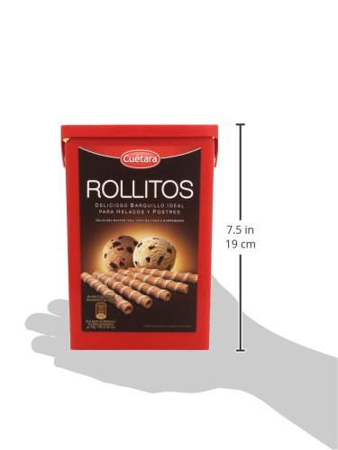 Cuétara - Rollitos - Delicioso barquillo ideal para helados y postres - 225 g