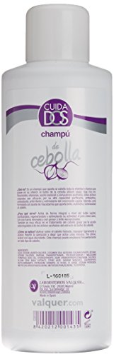 Cuidados Champú de cebolla. Reduce la grasa. Estimulante capilar. Antioxidante cabello - 1000 ml