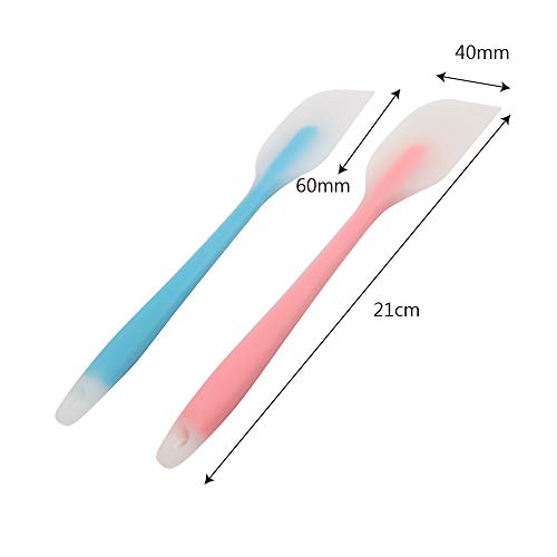 CuiGuoPing - Espátula de silicona para untar pasteles con crema de mantequilla, etc. Herramienta de repostería, accesorios de cocina verde
