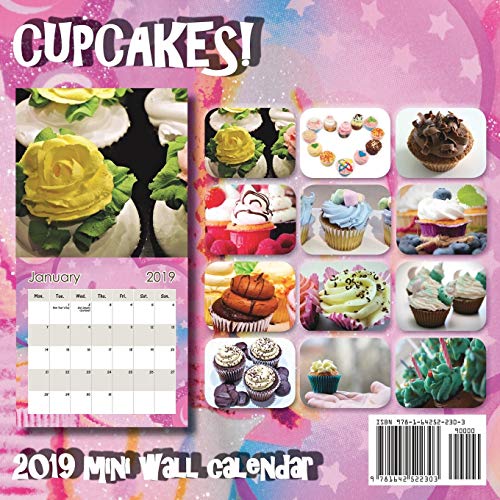 Cupcakes! 2019 Mini Wall Calendar (UK Edition)