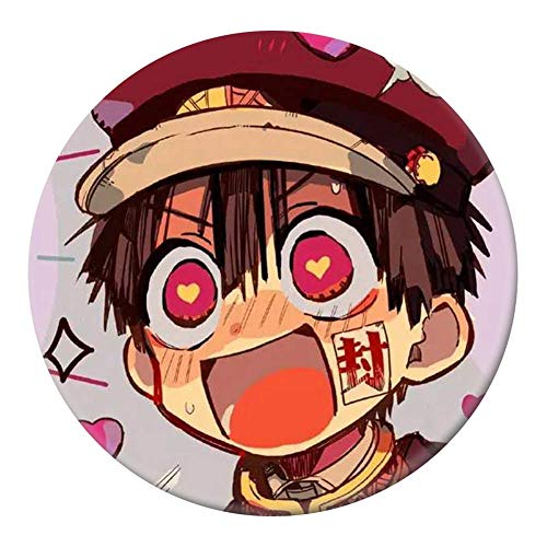 Cxjff Aseo Bound Hanako-kun Broche de, Pernos de Metal Placa Anime, Colección Decorativo Insignia, Regalo for los Amantes de 5,8 cm/por Estilo B2. (Color : Style A6.)