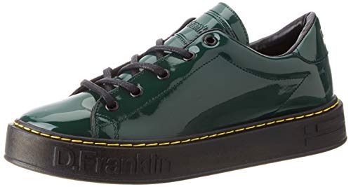 D. Franklin Gumme Patent Green, Zapatillas para Mujer, Verde (Botella 0192), 39 EU