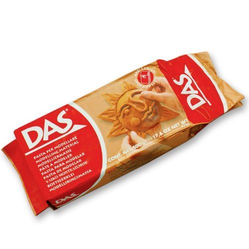 Das 387100 - Pasta de modelar, Rojo terracota, 500 g