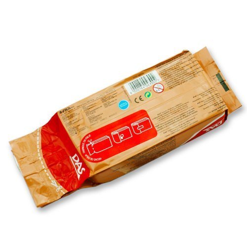 Das 387100 - Pasta de modelar, Rojo terracota, 500 g