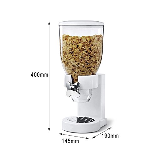 Deanyi Recipiente dispensador de Alimentos en seco para Cereales, dispensador de Alimentos, dispensador de Cocina, para Regalo, práctico para Utensilios de Cocina